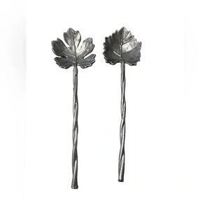 Charming Leaf & Twig Salad Servers